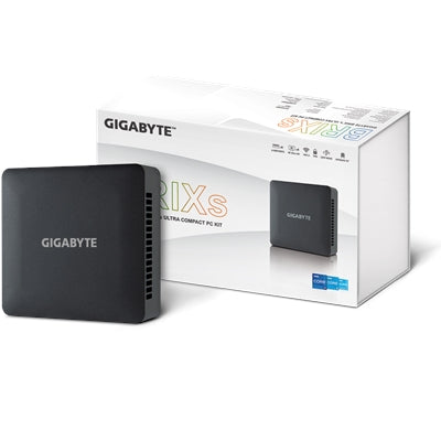 Gigabyte BRIX GB-BRI5H-1335 Mini PC Barebone - i5-1335U 10-Core Gigabyte BRIX GB-BRI5H-1335 Mini PC Barebone - i5-1335U 10-Core